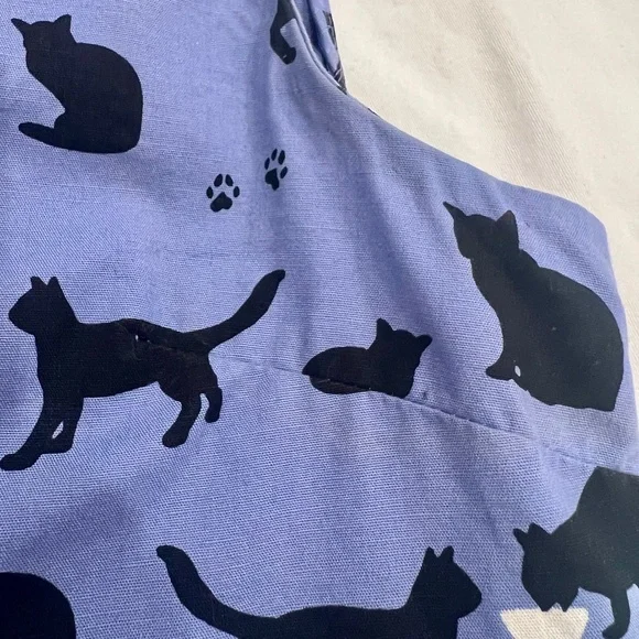 Kate Spade Cats and Cream Collared Shirt 0 XS - Picture 8 of 8